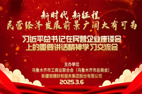 市工商联联合银穗财税集团举办民营企业座谈会精神学习交流会